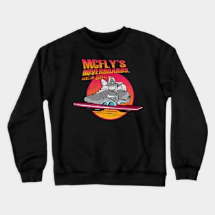 Marty McFly Hoverboards and Shoes - Grunge Crewneck Sweatshirt